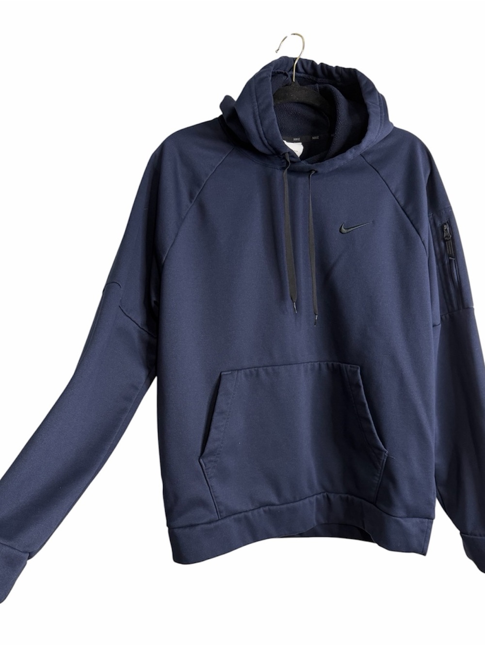 Nike Dark Navy Therma-Fit Hoodie athleisure, performance, training, running